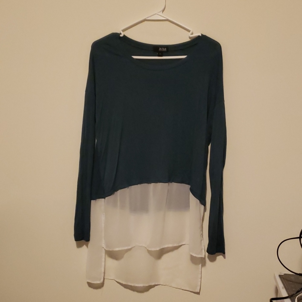 Long sleeve layered top